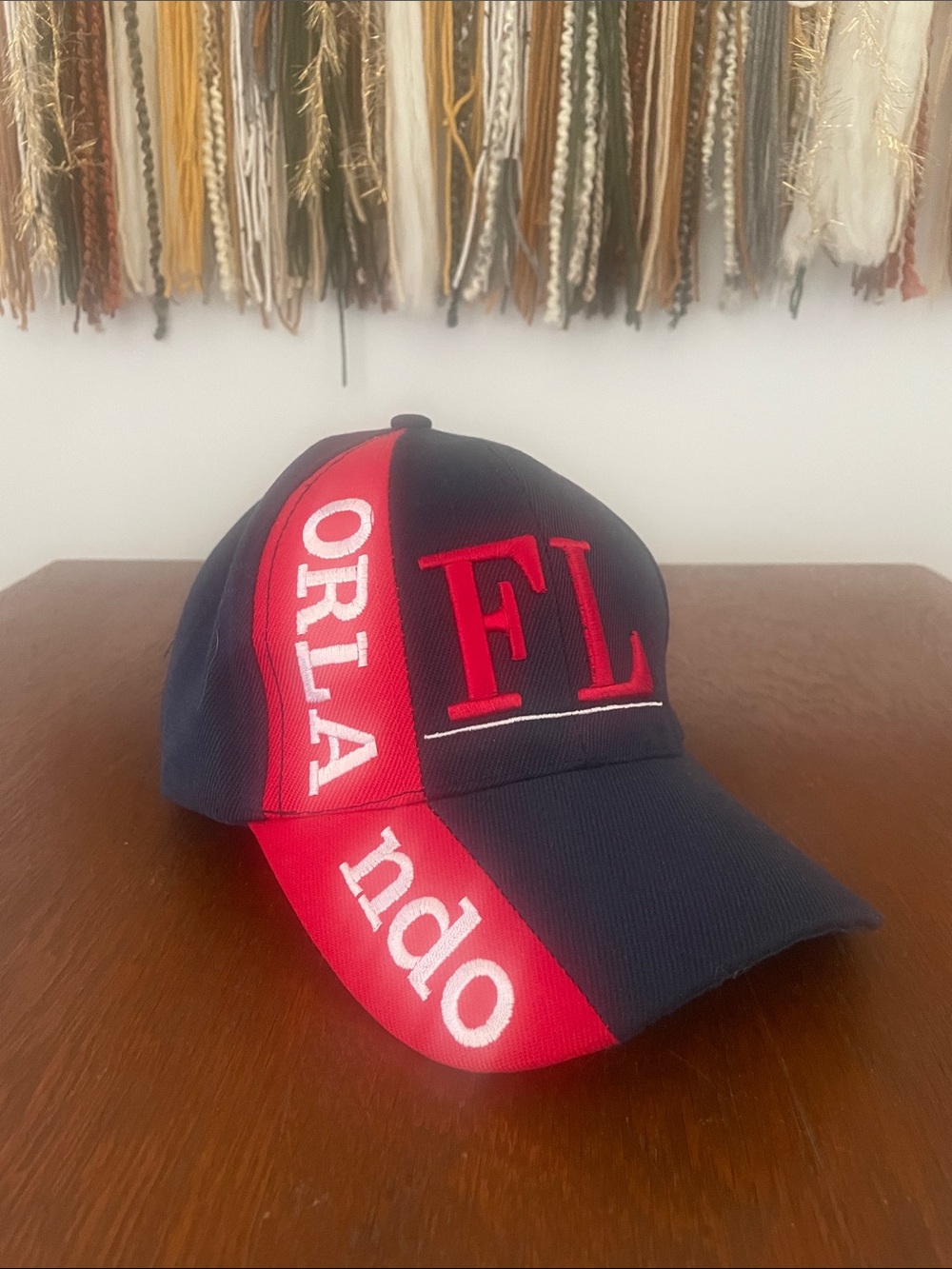 Orlando mens Cap - Blue and Red never worn